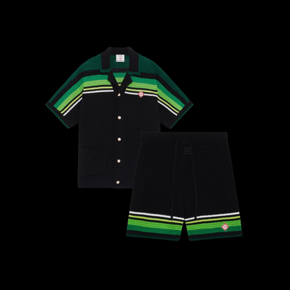 "CASA STRIPES SHORT SETS"